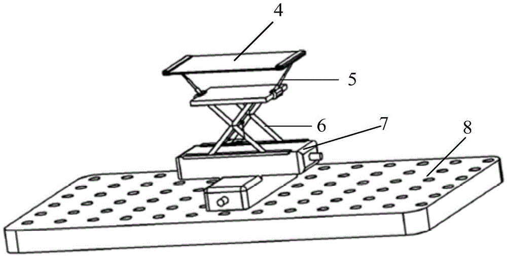 Device and method for adjusting laser spot size and target positioning