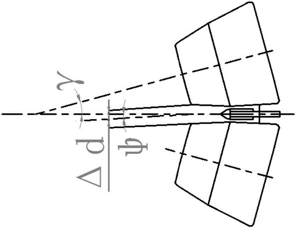 Method for controlling tail wiggling quantity of inclined rolling perforator