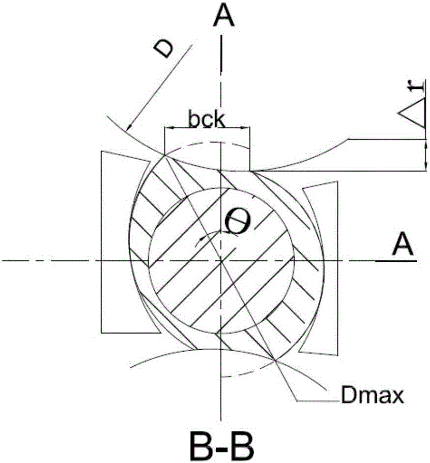 Method for controlling tail wiggling quantity of inclined rolling perforator