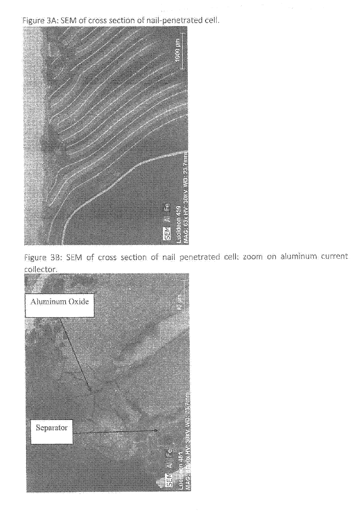 Battery connections and metallized film components in energy storage devices having internal fuses