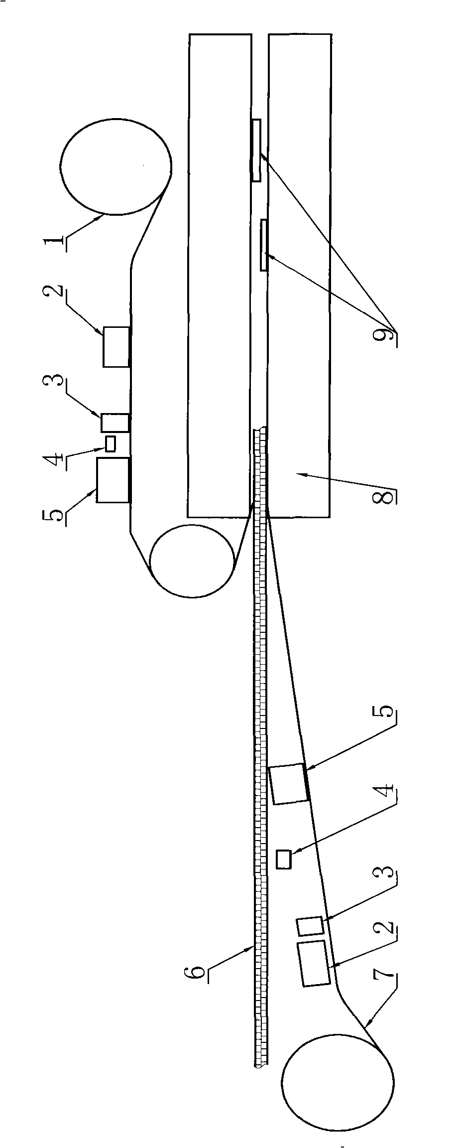 Manufacturing process for metal thermo-insulation sandwich board