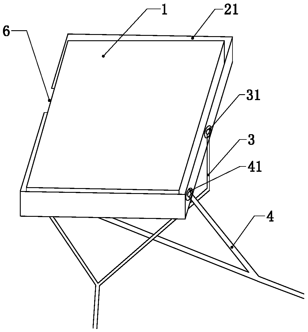 An operation panel fixing device for a power cabinet