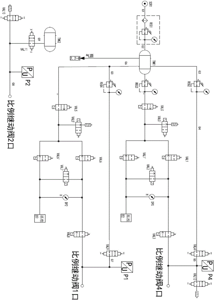 Vehicle proportion relay valve detection device and method