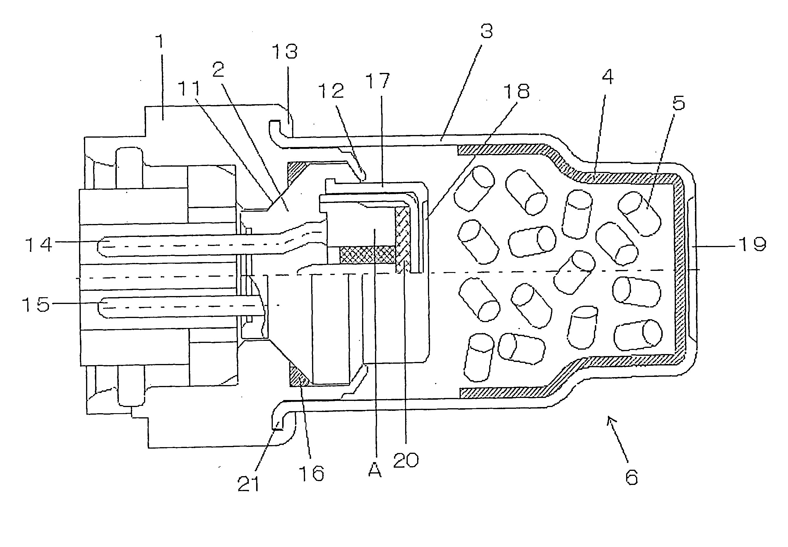 Micro gas generator with automatic ignition function