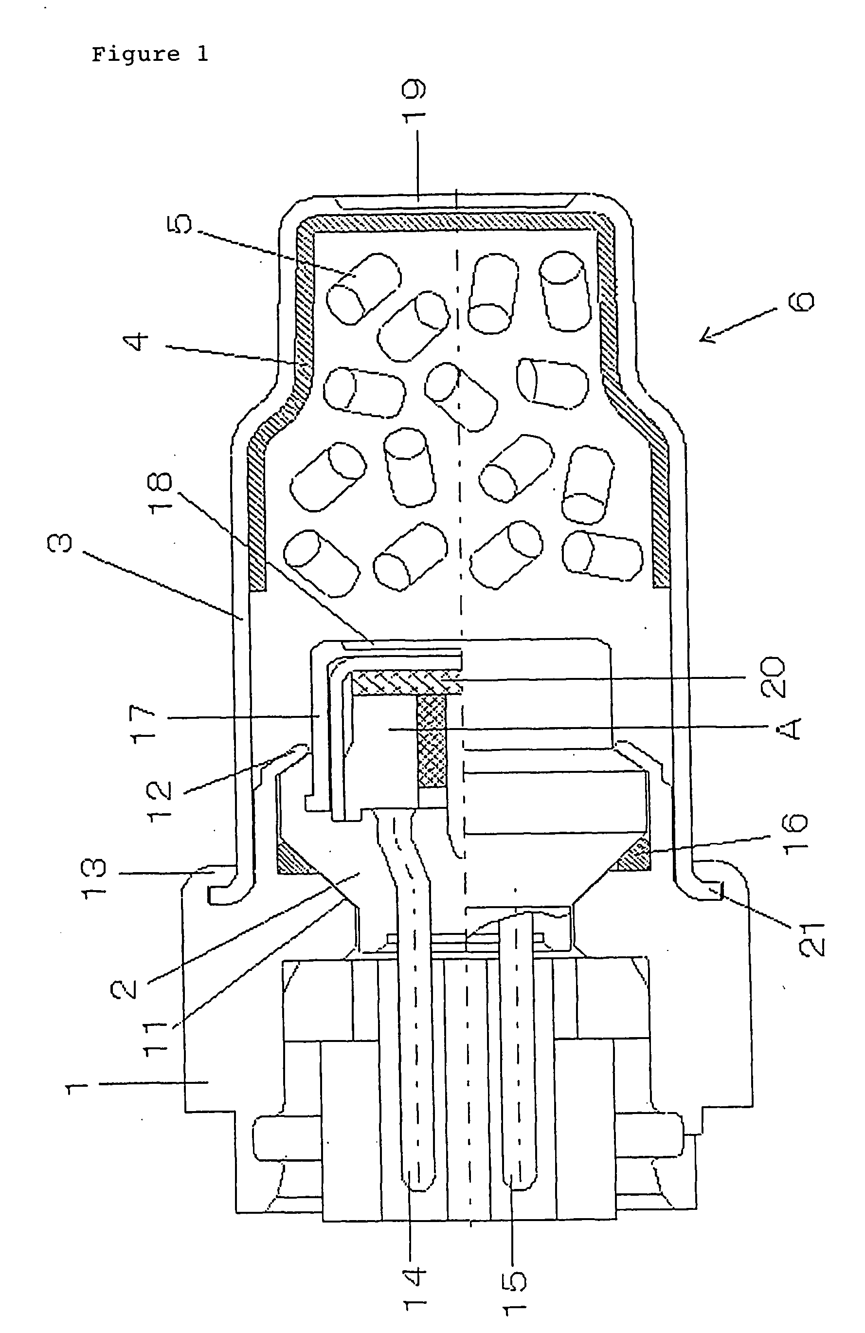 Micro gas generator with automatic ignition function