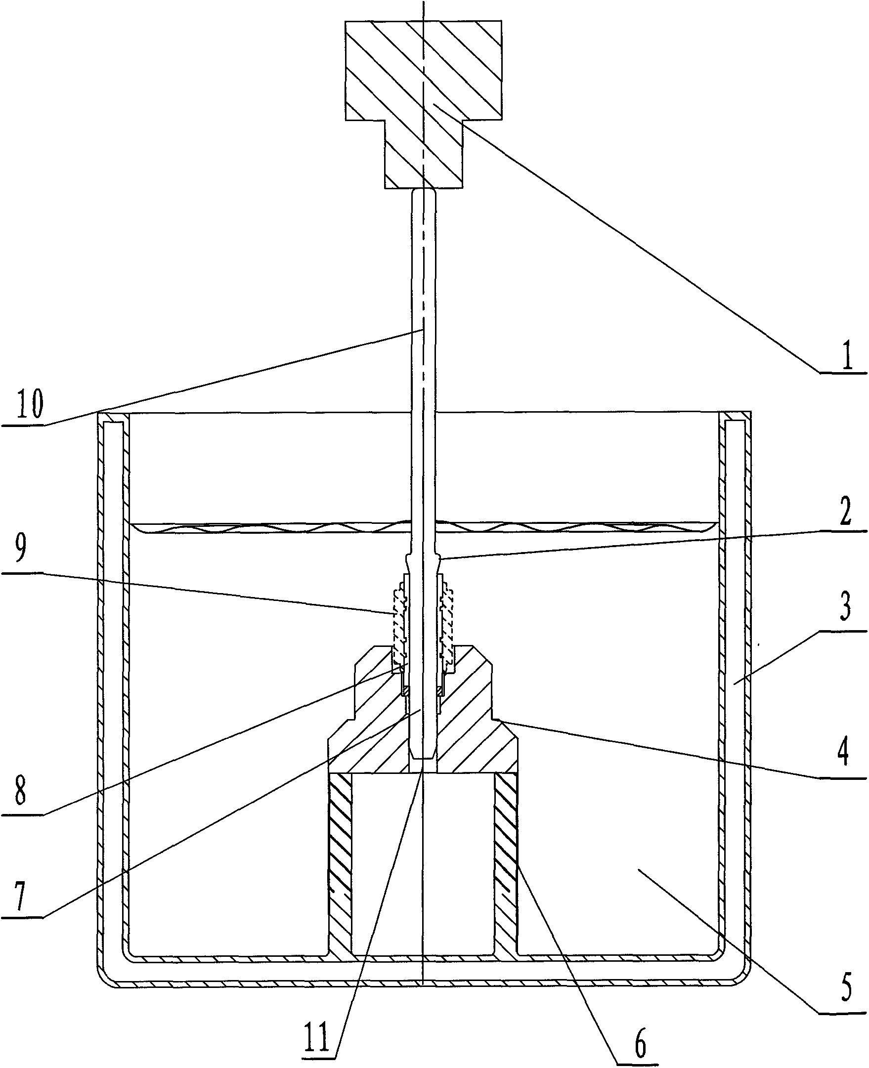 Expanding device for shape memory alloy pipe joint