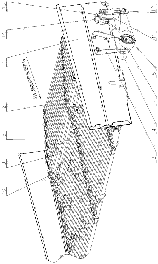 Potato and soil separation regulating device for potato lifter