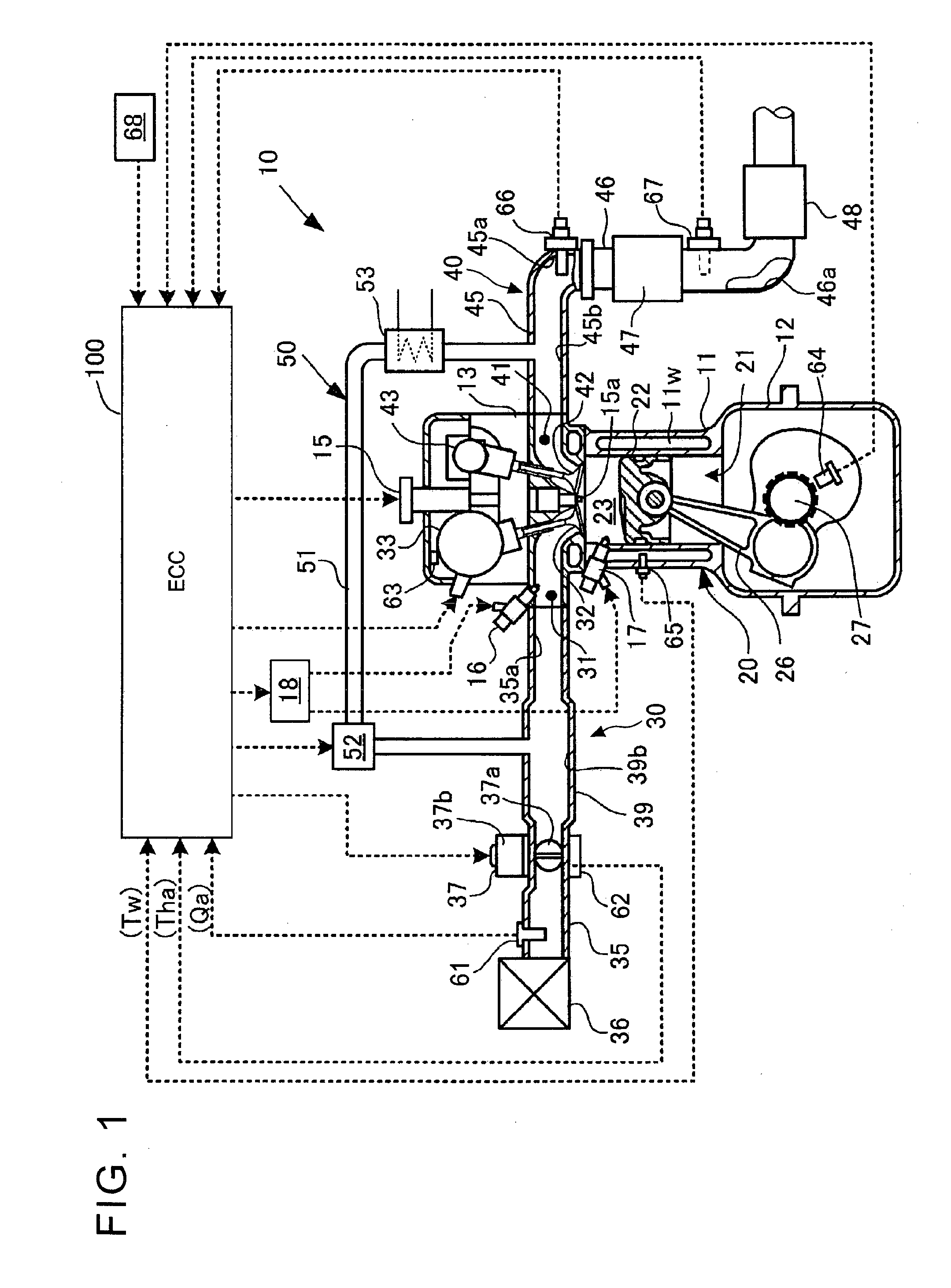 Control device and control method for internal combustion engine