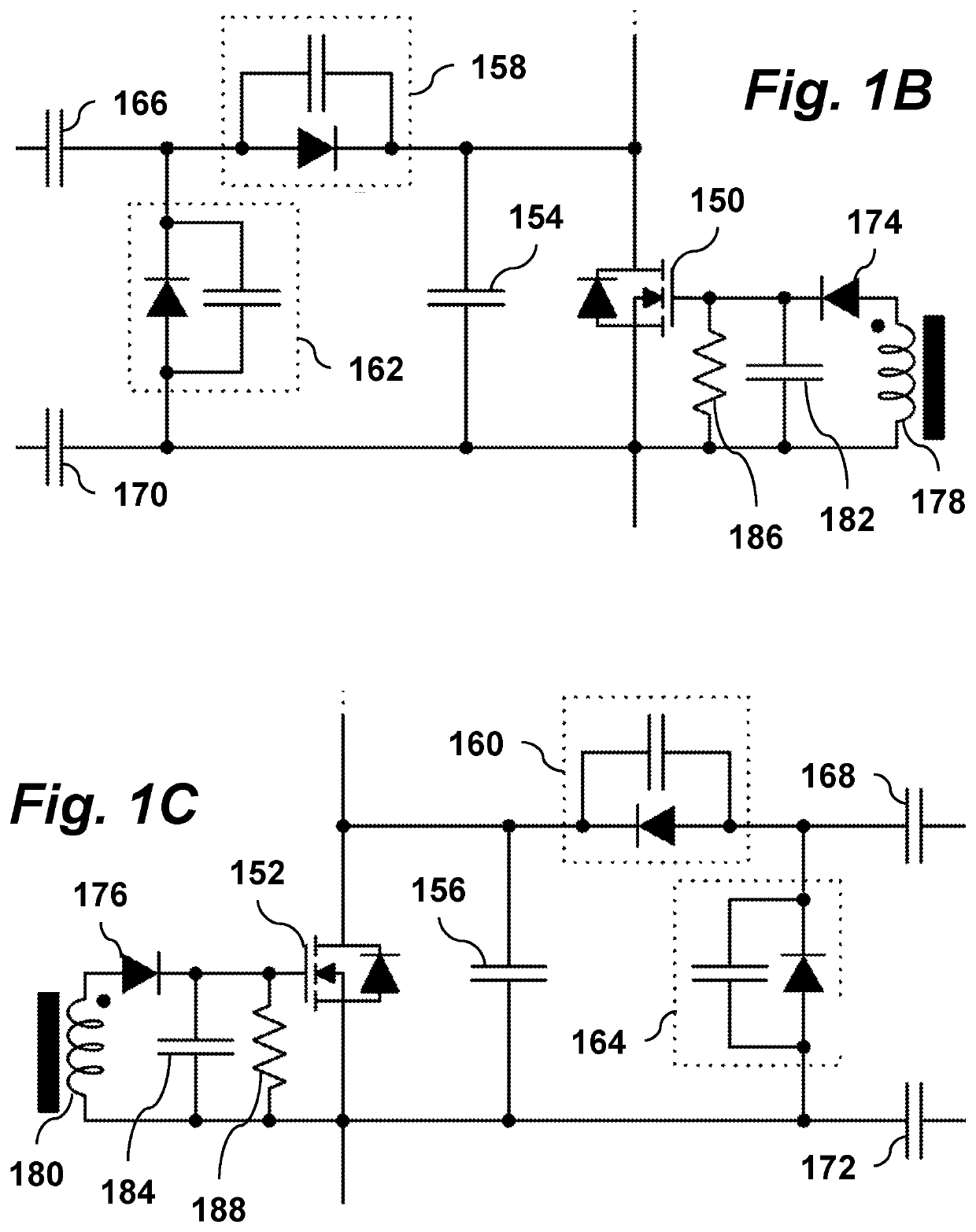 Bipolar dc-dc converter topology using passive voltage reversal