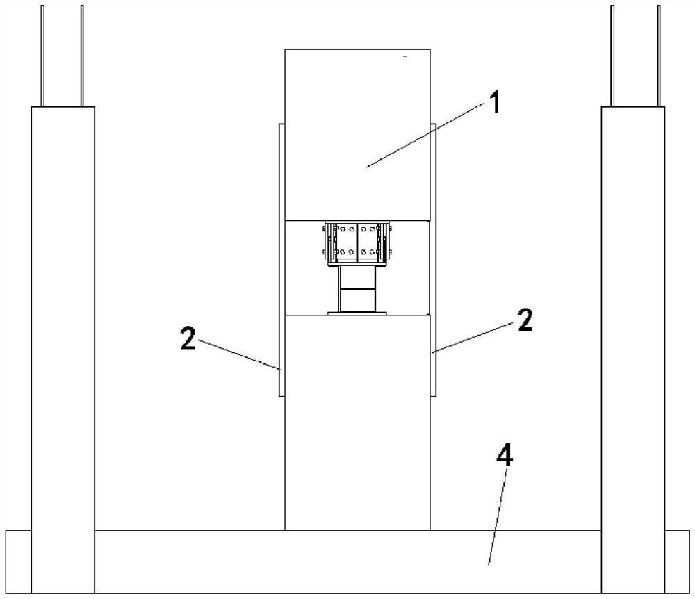 Machining and mounting method of buttress connecting joint with energy dissipation and adjustment functions