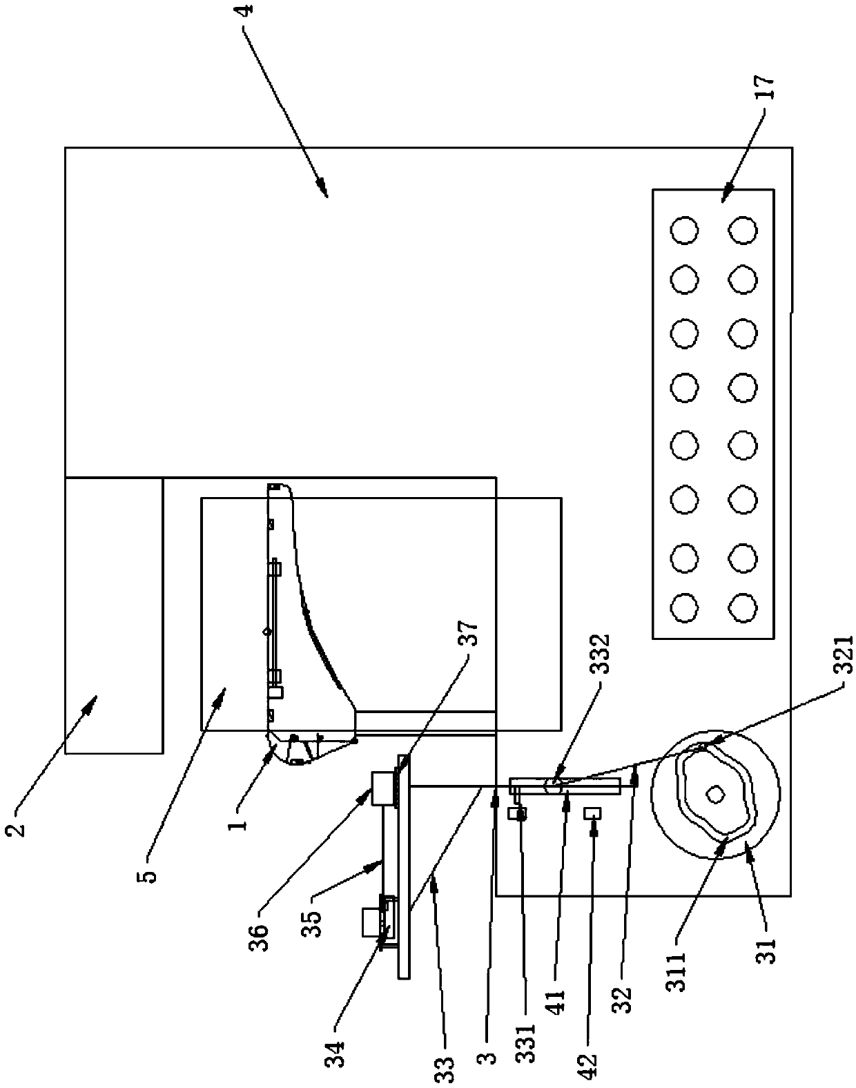 Cam-driven delasting-lasting integrated machine