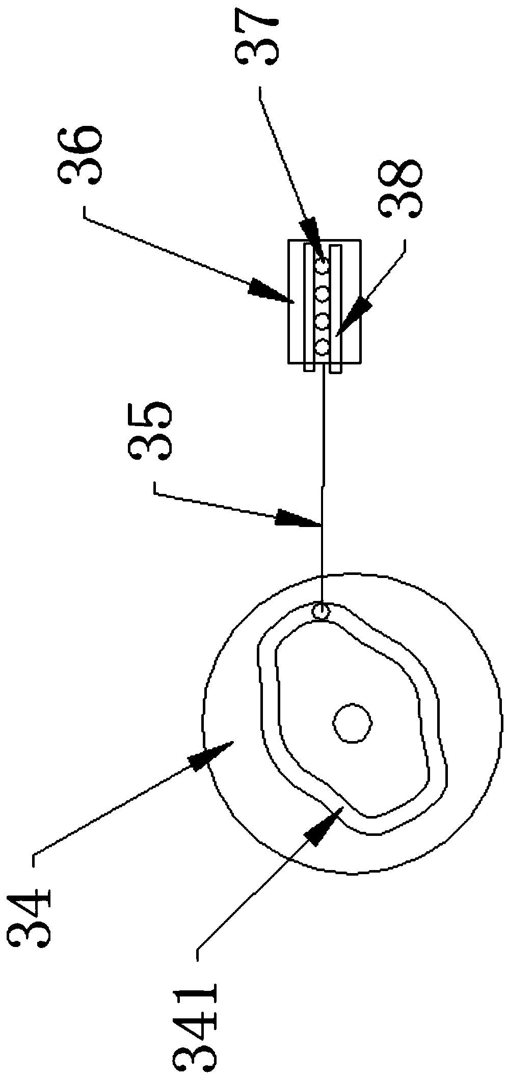 Cam-driven delasting-lasting integrated machine