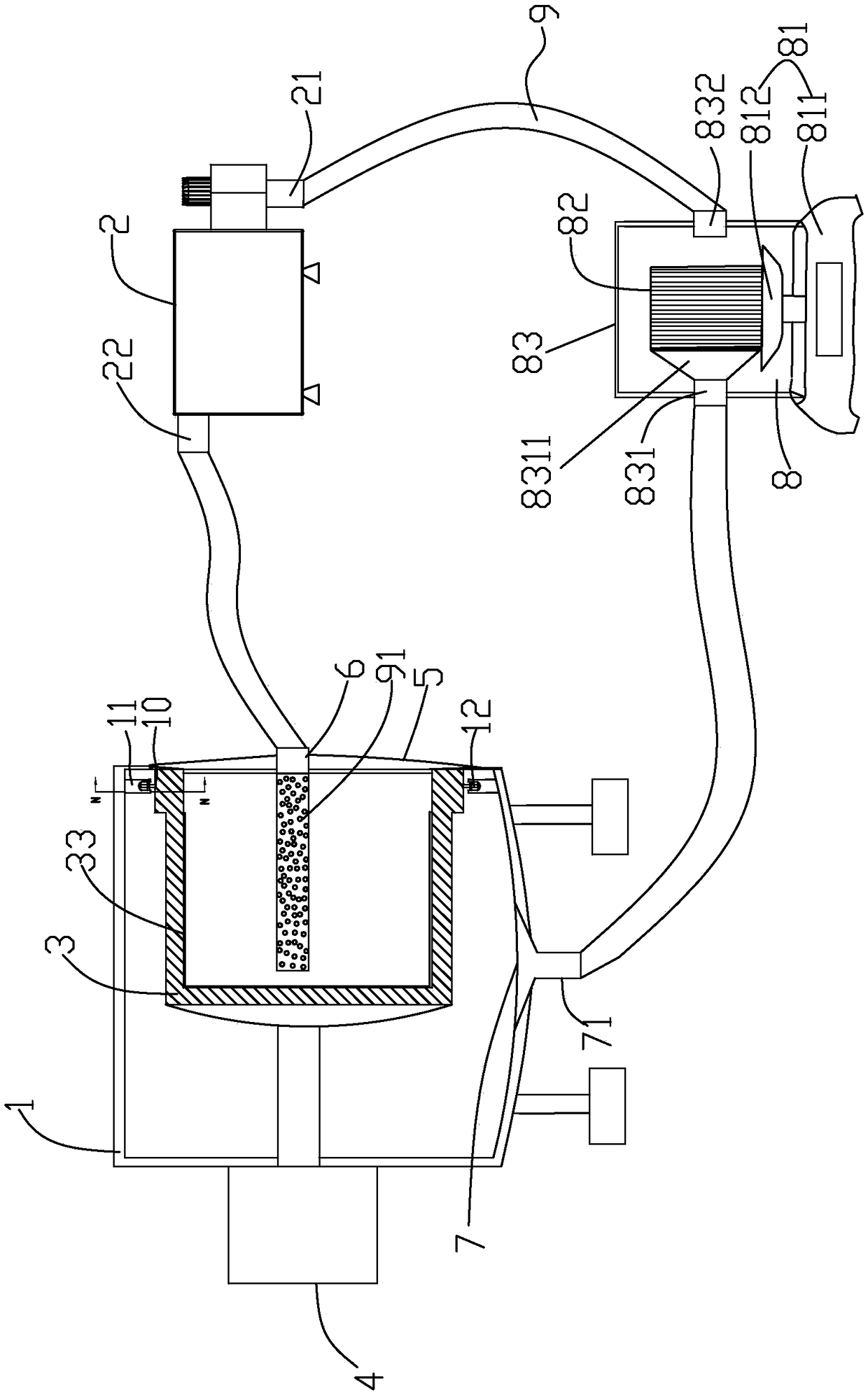 Centrifugal soil test soil rapid drying instrument