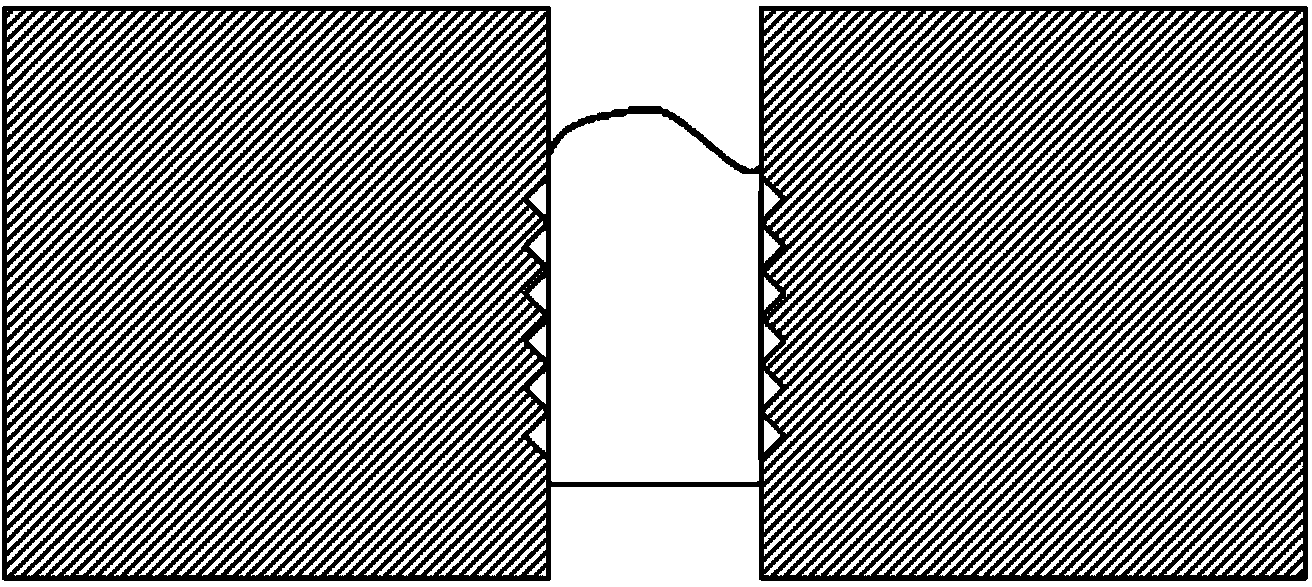 Method for separating broken screw in screw hole