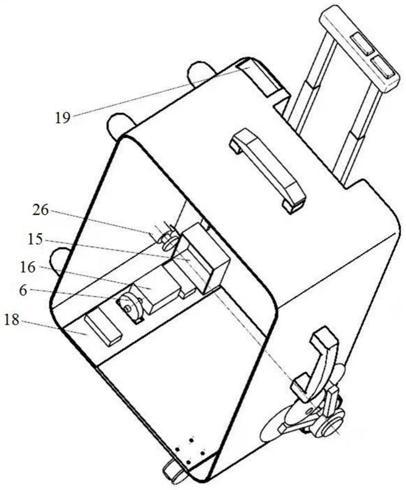 A kind of multifunctional electric suitcase