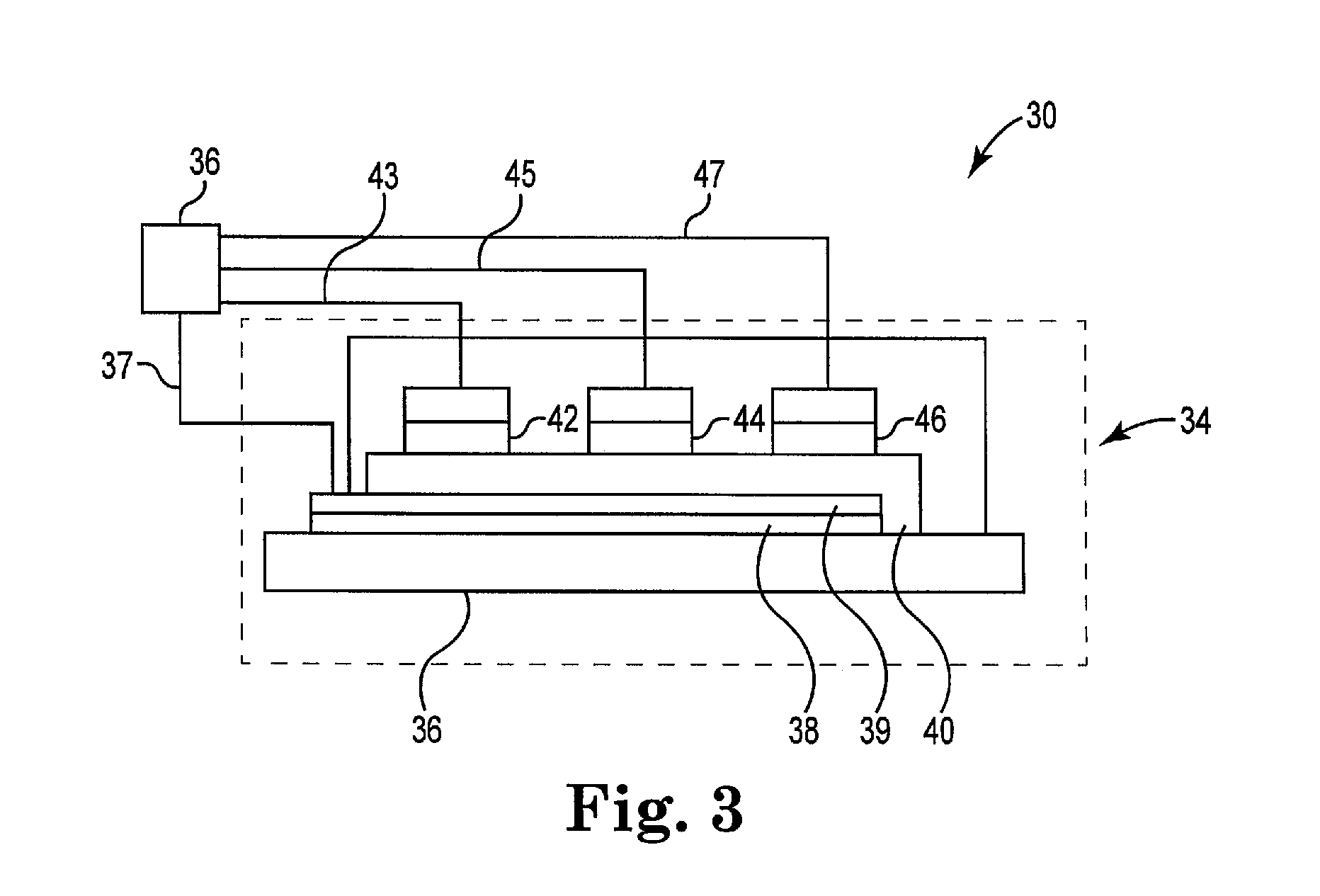 Multi-cell thin film microbattery array