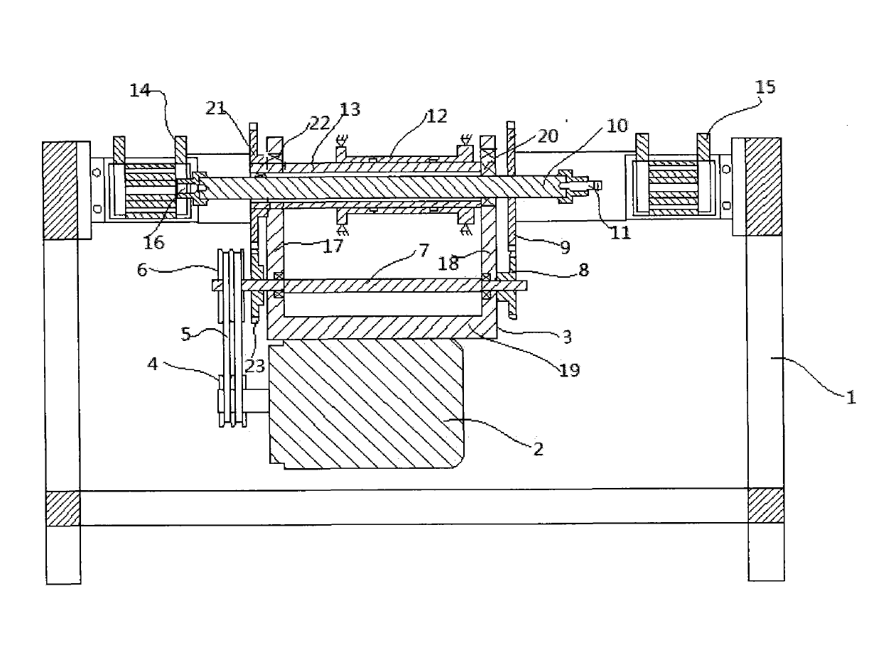 Two-way and double-station threading machine