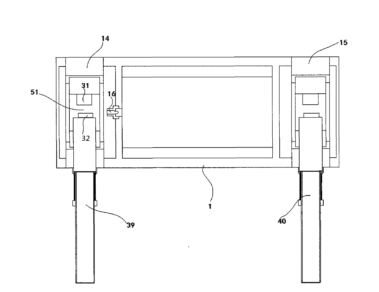 Two-way and double-station threading machine