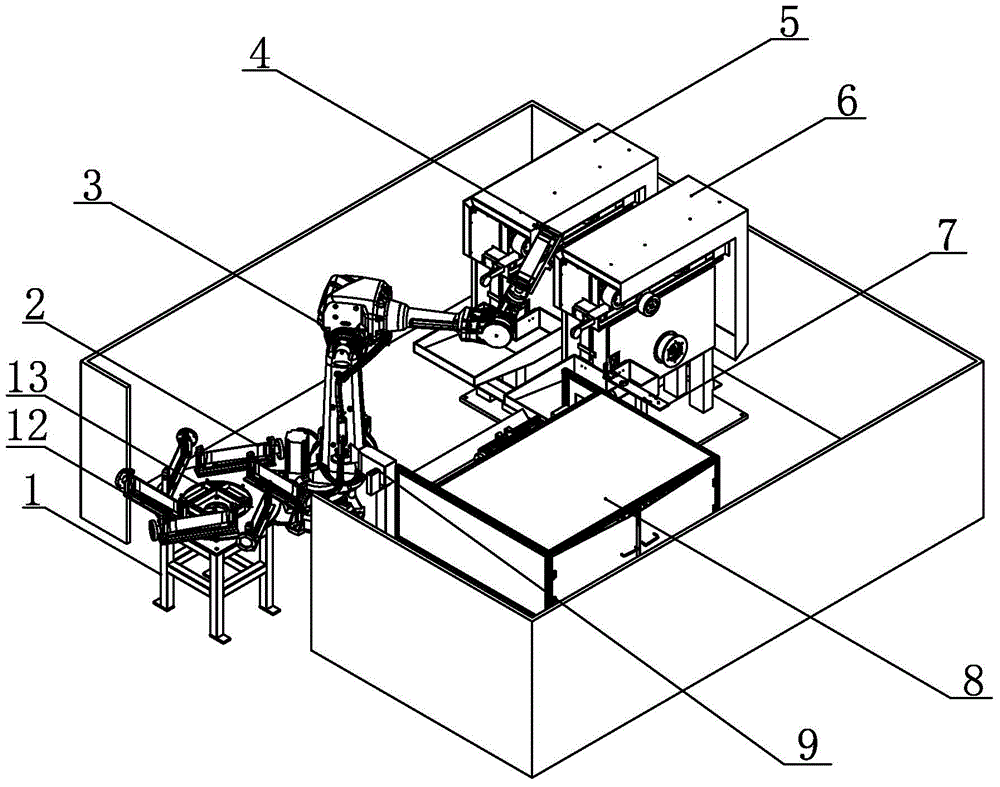 Automatic grinding polishing system