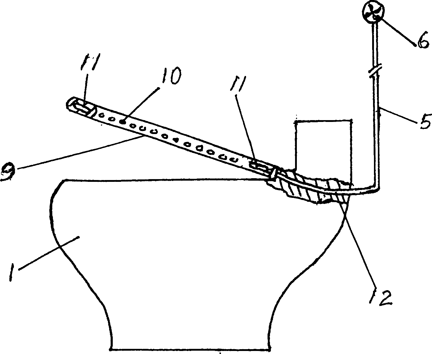 Deodorizing type closet pan