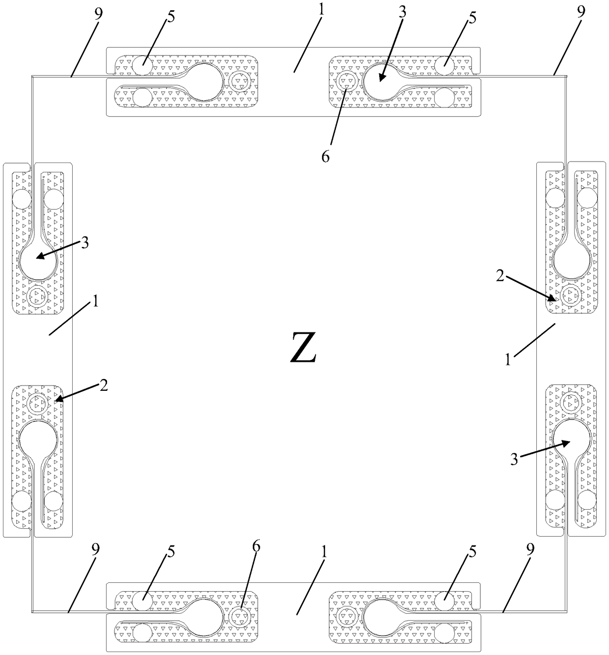 Underground polyethylene geomembrane connector and construction method thereof