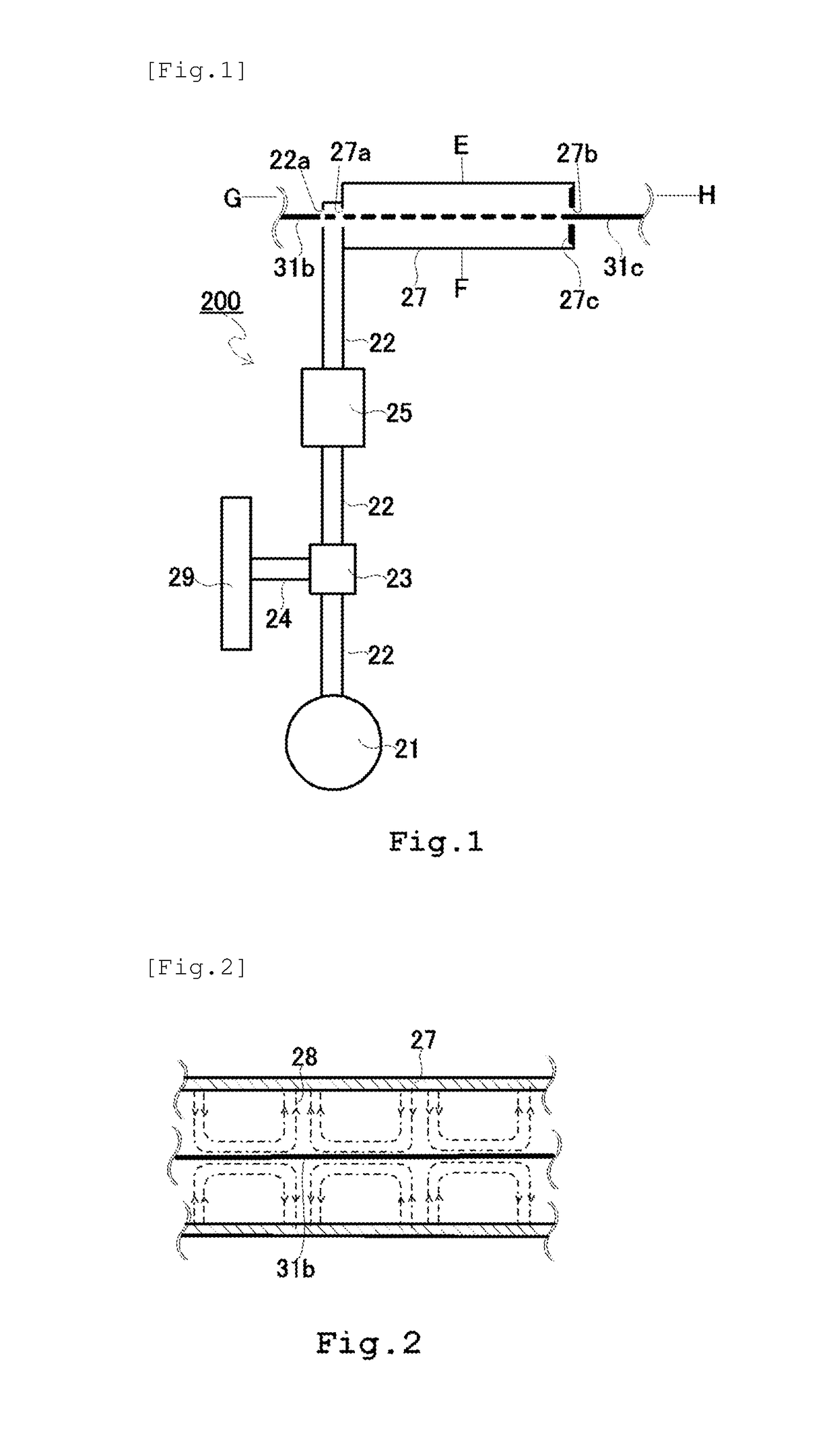 Carbon fiber manufacturing device and carbon fiber manufacturing method