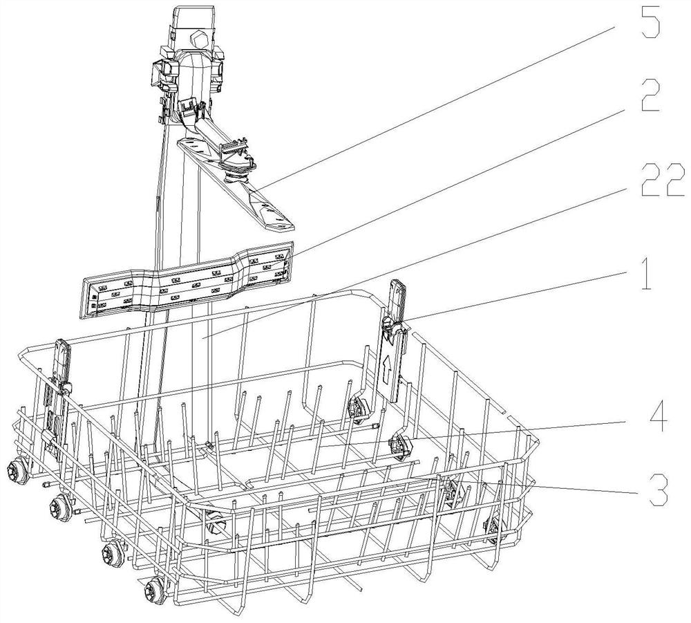 Dish-washing machine with flow gathering pressurization direct injection type powerful washing function