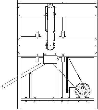 Sugarcane peeling and cutting device