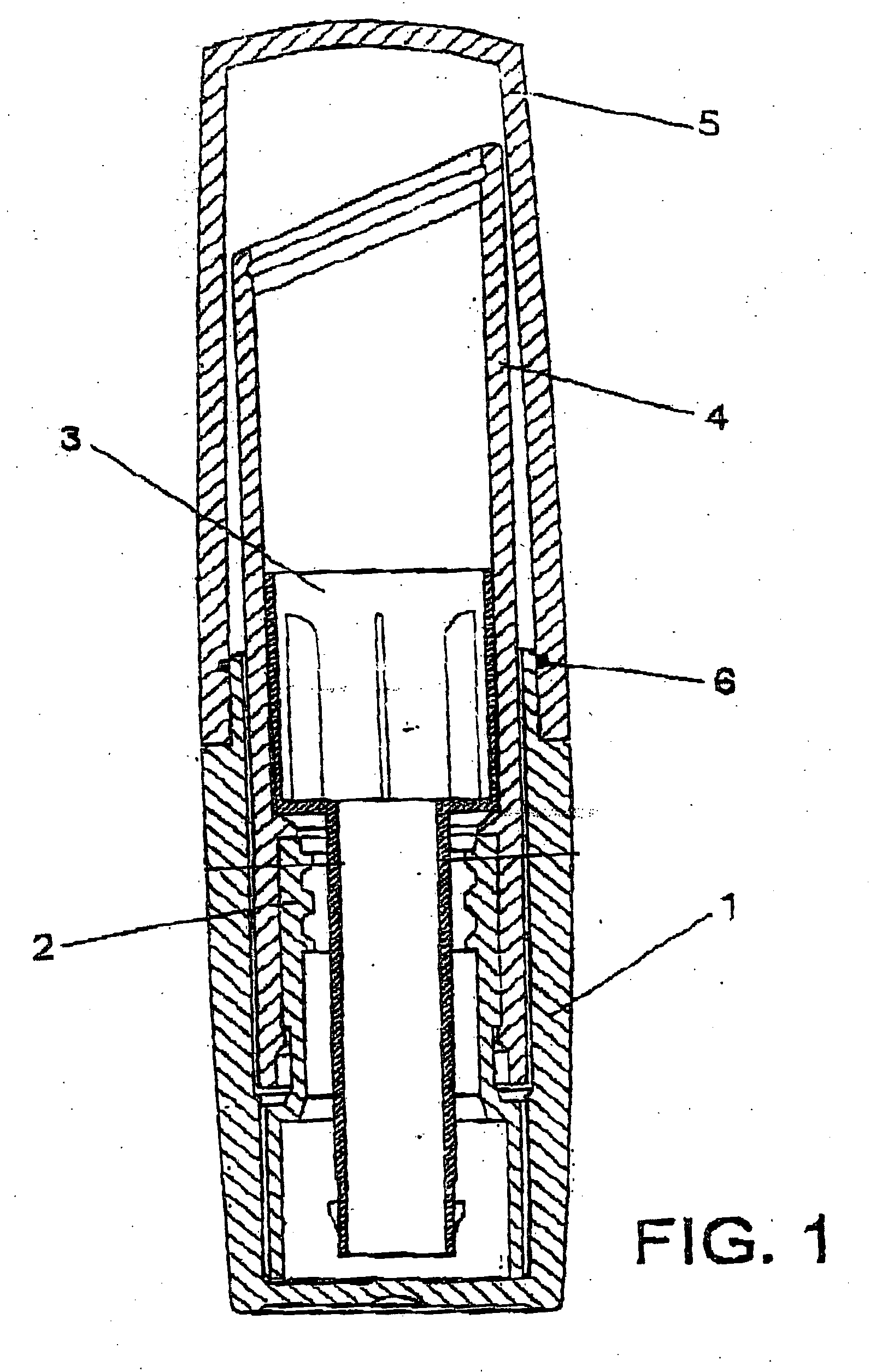 Casing for bar-shaped cosmetic products