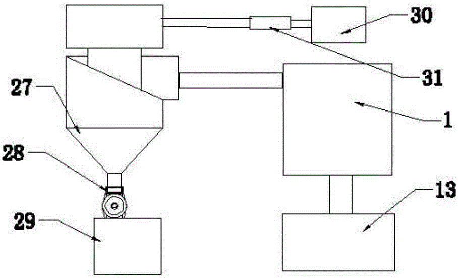 Efficient smashing device for raw materials of medicine