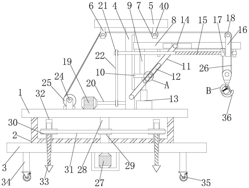 Hoisting equipment for electromechanical engineering