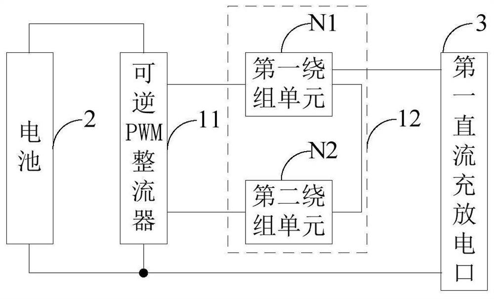 Energy conversion device and vehicle