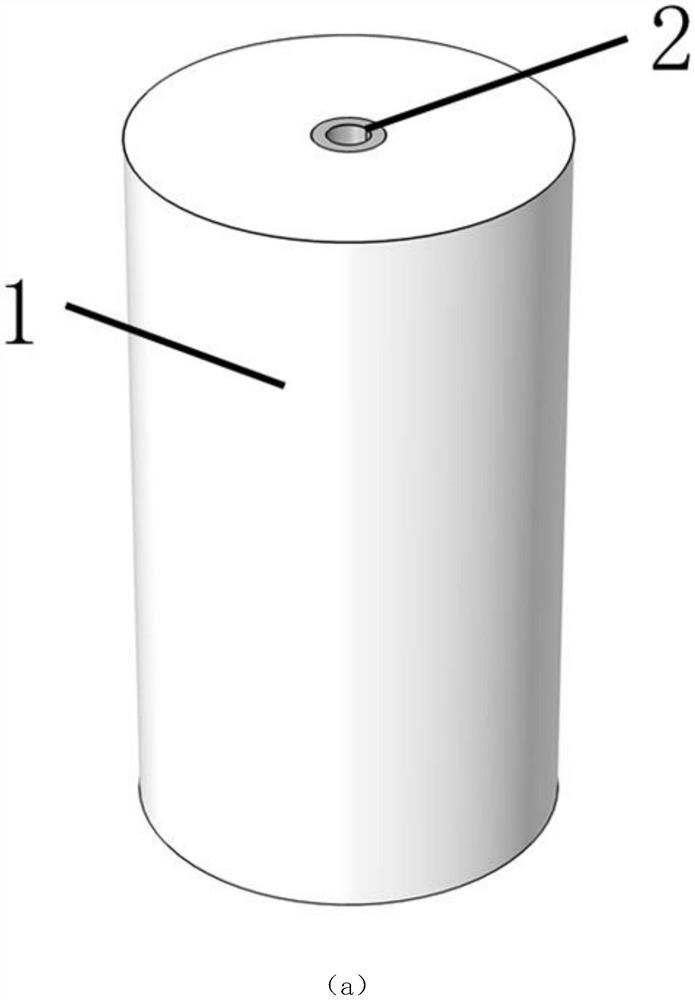 Damping layer modified underwater sound absorption inner insertion pipe type Helmholtz resonance cavity structure