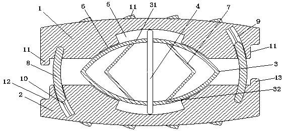 Spine joint for artificial cervical disc replacement