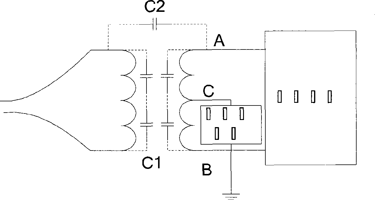 Interface circuit and method for suppressing electromagnetic interference