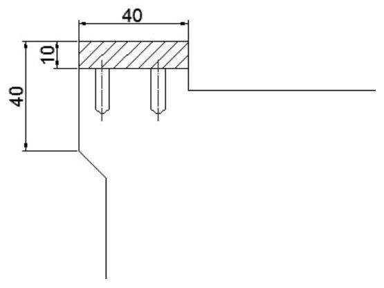 Flexible resin swaging core and production method thereof