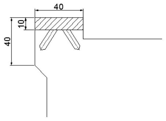 Flexible resin swaging core and production method thereof