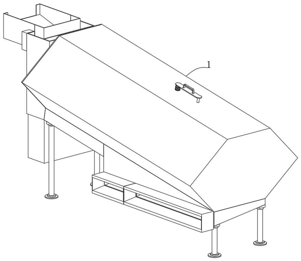 A kind of concrete aggregate separation device and separation method thereof