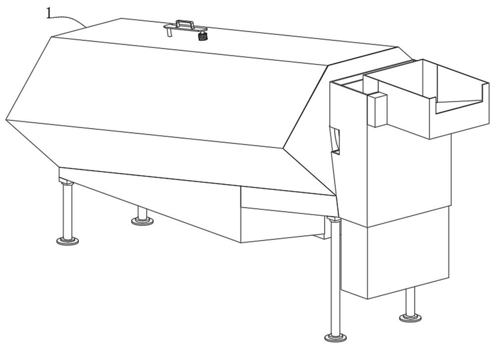 A kind of concrete aggregate separation device and separation method thereof