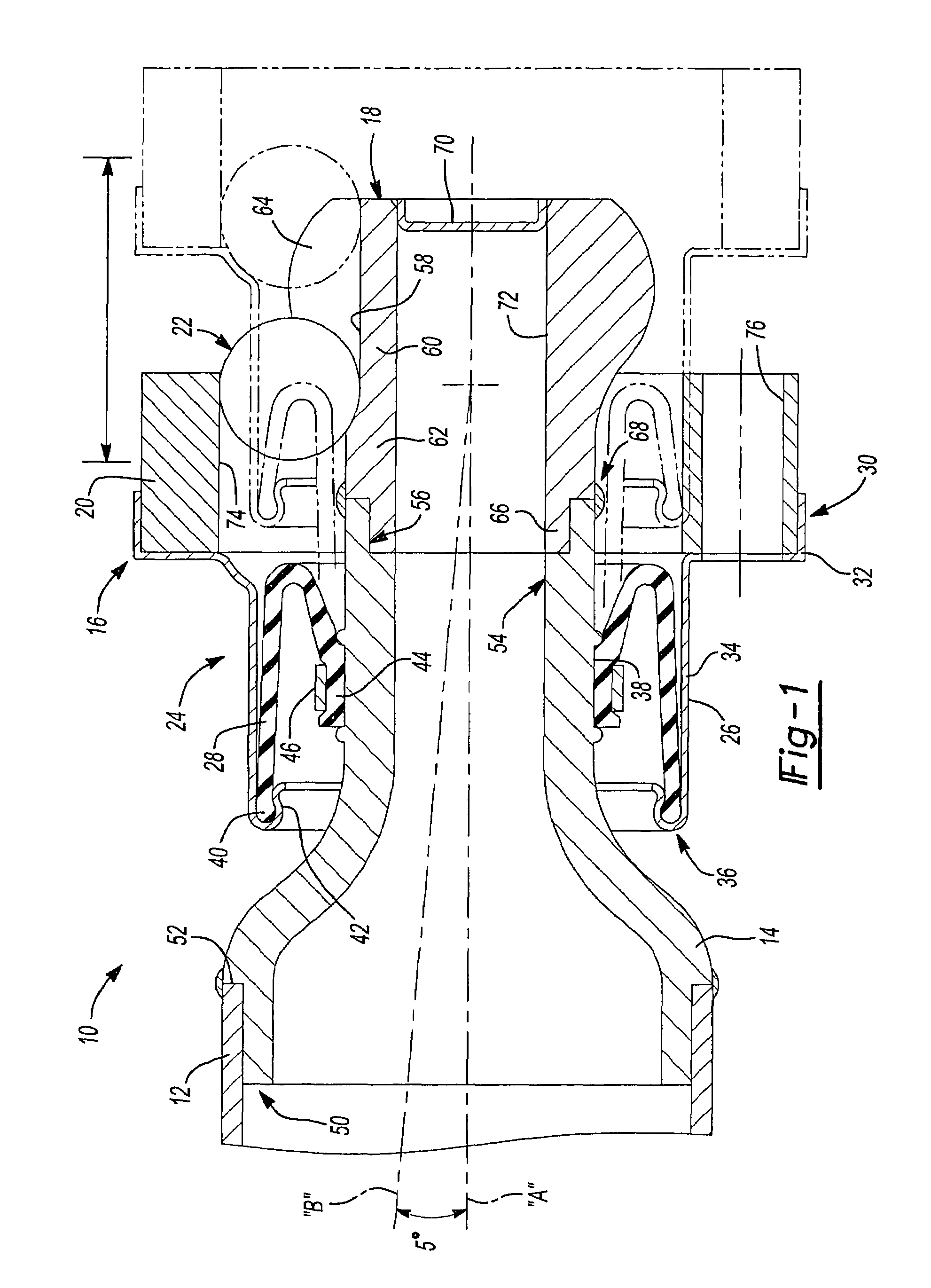 Propshaft with constant velocity joint attachment