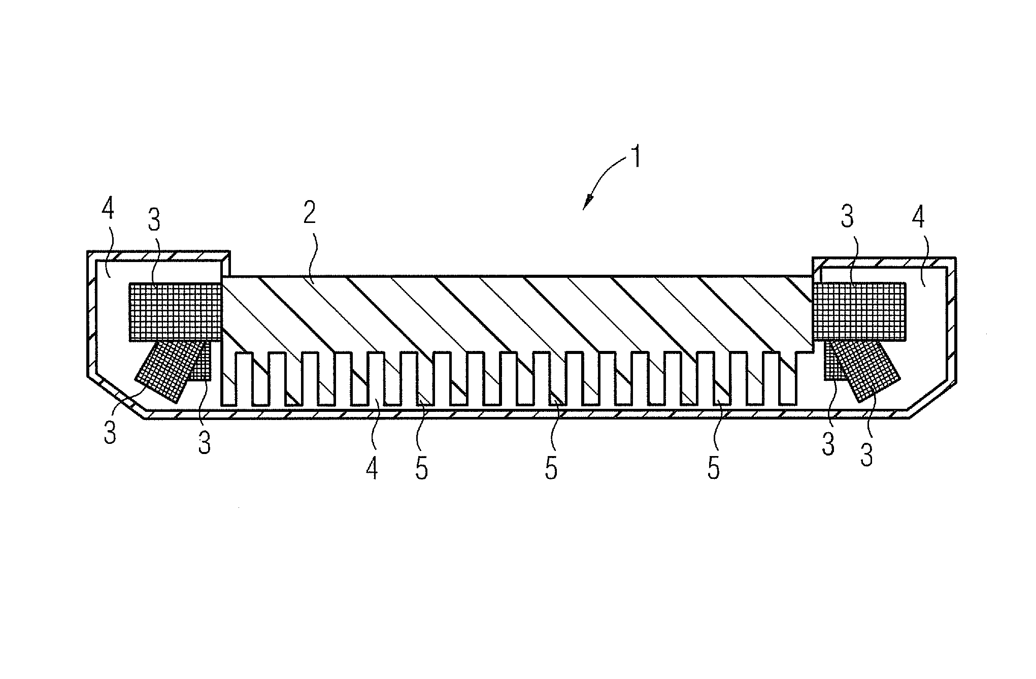 Electric machine with cooling arrangement