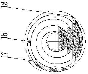 Horizontally-arranged self-sealed stirring and transporting vehicle