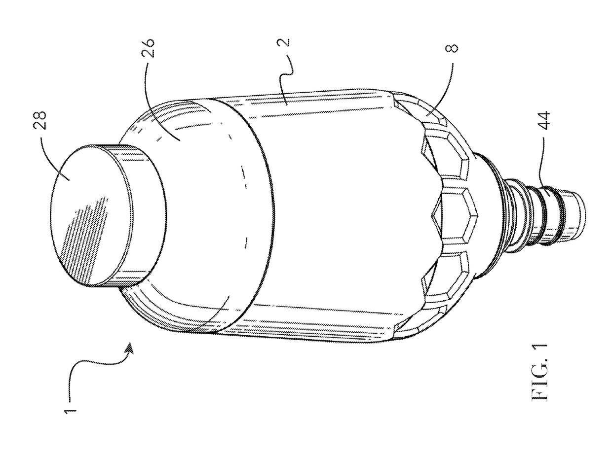 Bottle top liquid infusion system