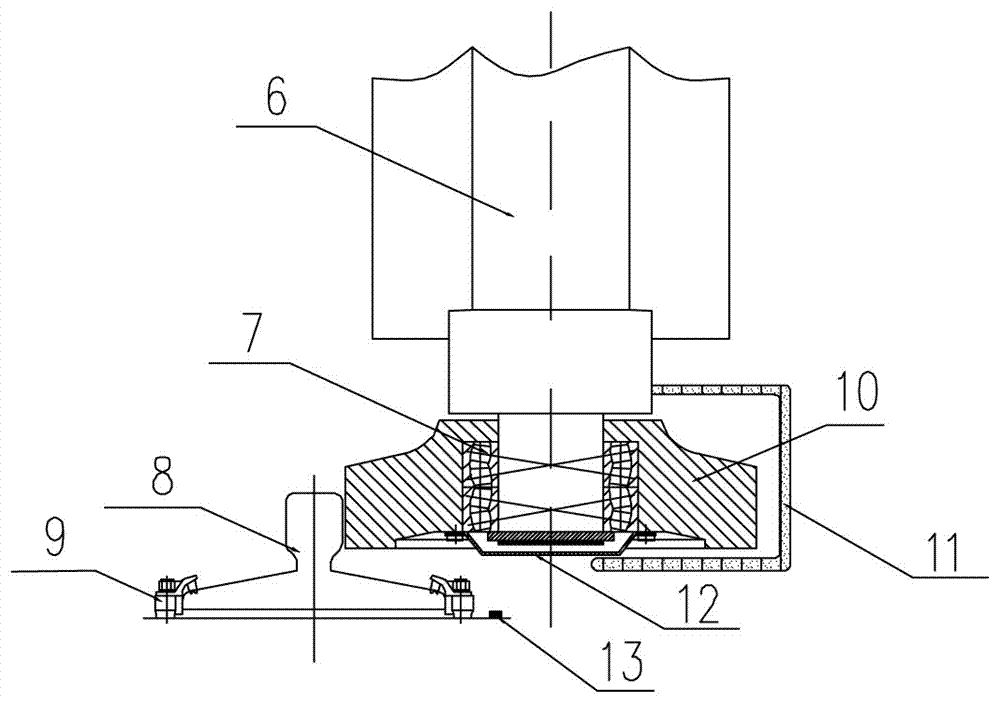 An early warning method for preventing the horizontal wheels of the main trolley of a ship unloader from falling off