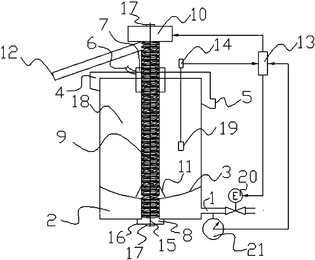 A continuous and stable discharge device and method for heavy products of a coarse coal slime separator