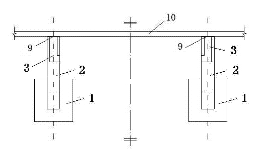 Novel large reinforced concrete cantilever awning