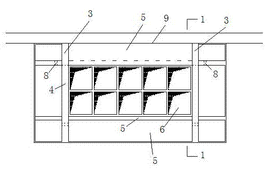 Novel large reinforced concrete cantilever awning