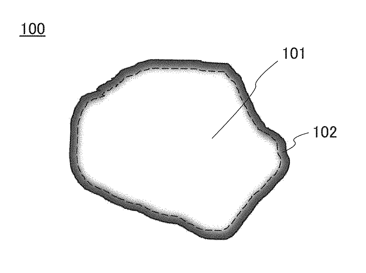 Positive electrode active material particle and method for manufacturing positive electrode active material particle