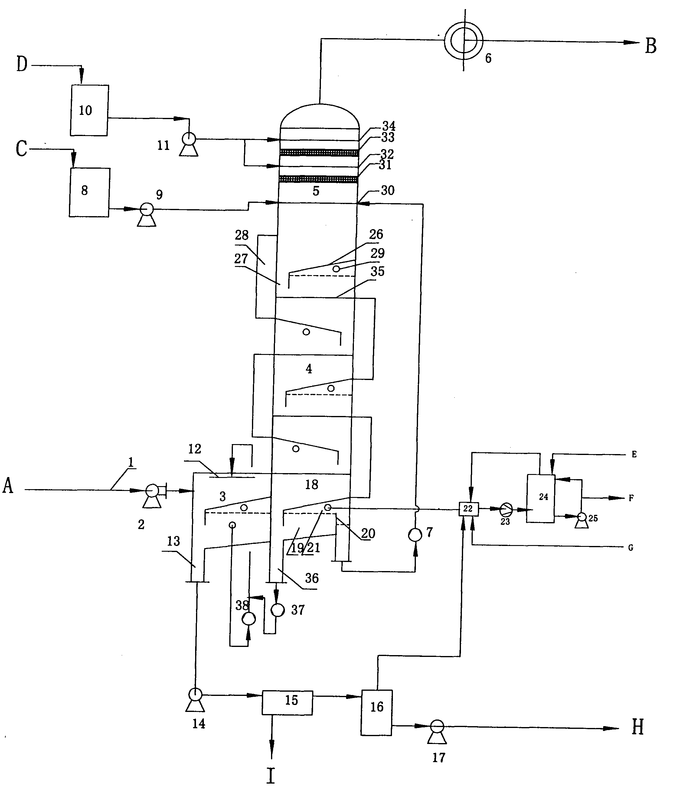 Fume purification system with tower box