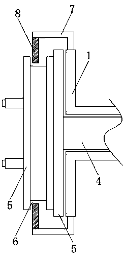 Electric vehicle rear axle with protective structure